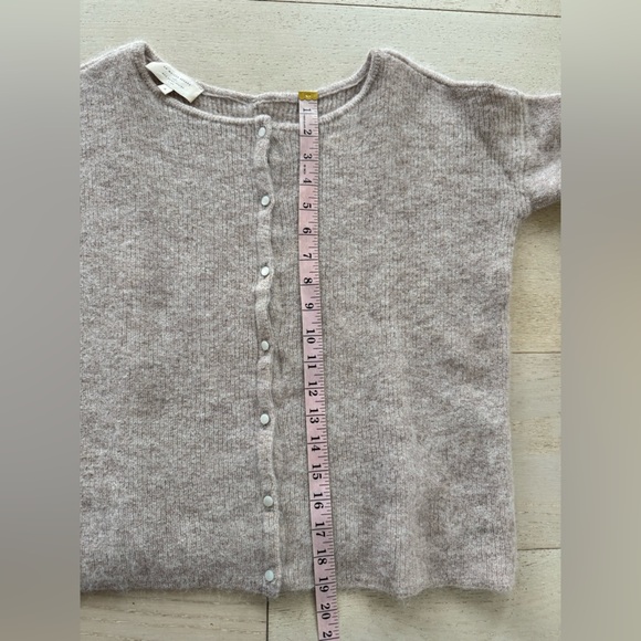 Sezane  Gaspard Cardigan beige size S Alpaca - Picture 12 of 12